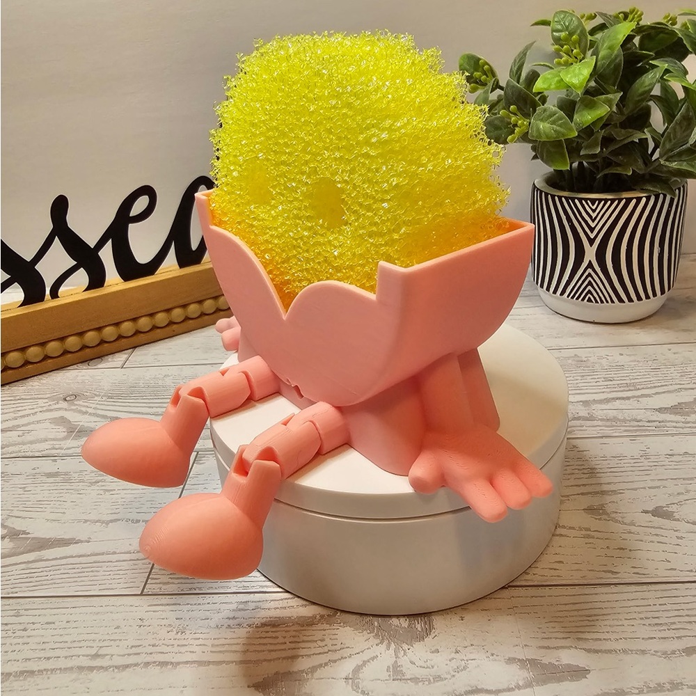 Cute Pink Scrub Mommy Holder - Picture 4 of 5